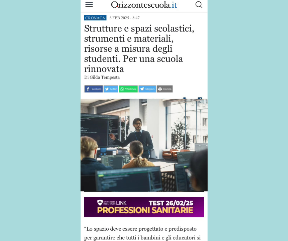 Articolo Spazio-Scuola Tempesta